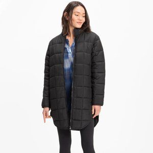 THREADS 4 THOUGHT Azima Packable Long Puffer Jacket  XL | Black